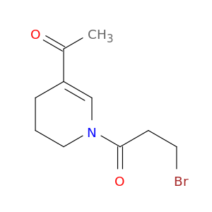 Pyridine, 5-acetyl-1-(3-bromo-1-oxopropyl)-1,2,3,4-tetrahydro-