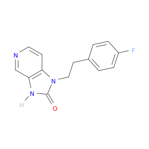 2H-Imidazo[4,5-c]pyridin-2-one, 1-[2-(4-fluorophenyl)ethyl]-1,3-dihydro-