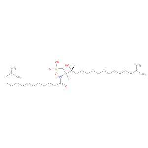 1-Hexadecanesulfonicacid, 3-hydroxy-15-methyl-2-[(13-methyl-1-oxotetradecyl)amino]-, (2R,3R)-