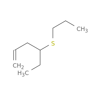 1-Hexene, 4-(propylthio)-