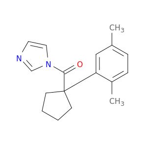1H-Imidazole, 1-[[1-(2,5-dimethylphenyl)cyclopentyl]carbonyl]-