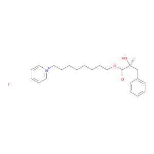 Pyridinium, 1-[8-[(2S)-2-hydroxy-1-oxo-3-phenylpropoxy]octyl]-, iodide