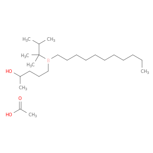 2-Pentanol, 5-[(1,1,2-trimethylpropyl)undecylboryl]-, acetate