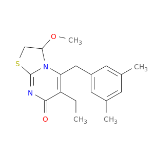 5-(3,5-dimethylbenzyl)-6-ethyl-3-methoxy-2,3-dihydro-7h-[1,3]thiazolo[3,2-a]pyrimidin-7-one