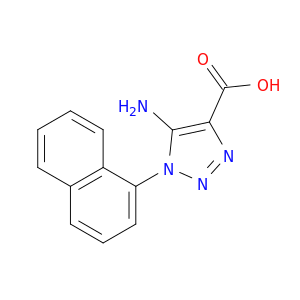 5-AMINO-1-(1-NAPHTHALENYL)-1H-1,2,3-TRIAZOLE-4-CARBOXYLIC ACID