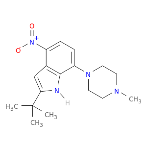 2-(tert-Butyl)-7-(4-methylpiperazin-1-yl)-4-nitro-1H-indole