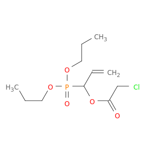 Acetic acid, chloro-, 1-(dipropoxyphosphinyl)-2-propenyl ester