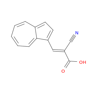 2-Propenoic acid, 3-(1-azulenyl)-2-cyano-, (2E)-