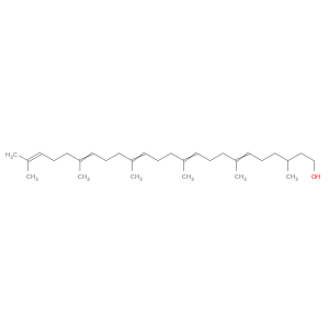 6,10,14,18,22-Tetracosapentaen-1-ol, 3,7,11,15,19,23-hexamethyl-
