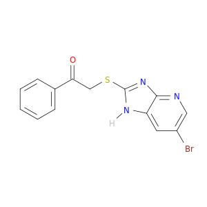 Ethanone,2-[(6-溴-3H-咪唑唑[4,5-B]吡啶-2-基)THIO]-1-苯基-