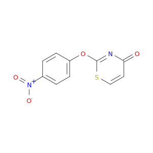 4H-1,3-Thiazin-4-one, 2-(4-nitrophenoxy)-