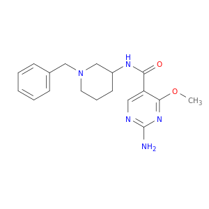 5-Pyrimidinecarboxamide,2-amino-4-methoxy-N-[1-(phenylmethyl)-3-piperidinyl]-