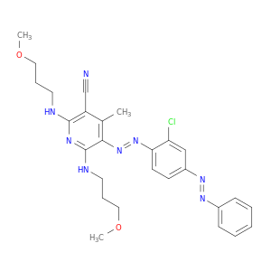 5-[2-[2-氯-4-(2-苯基-4-(2-苯基)苯基]二亚苄基]-2,6-双[(3-甲氧基丙基)氨基]-4-甲基-3-吡啶羰基腈