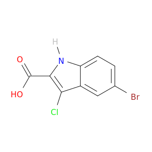 5-Bromo-3-chloro-1H-indole-2-carboxylic acid