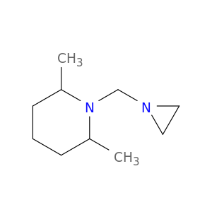 piperidine, 1-(1-aziridinylmethyl)-2,6-dimethyl-