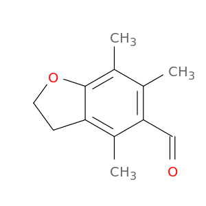 5-Benzofurancarboxaldehyde, 2,3-dihydro-4,6,7-trimethyl-