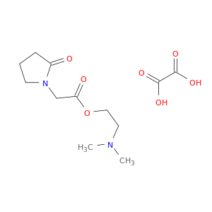 2-(Dimethylamino)ethyl (2-oxo-1-pyrrolidinyl)acetate hydrogen oxalate