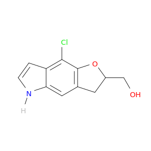 2H-Furo[2,3-f]indole-2-methanol, 8-chloro-3,5-dihydro-