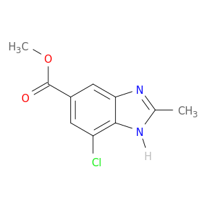 Methyl 7-chloro-2-methyl-1H-1,3-benzodiazole-5-carboxylate