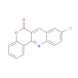 6H-[1]Benzopyrano[4,3-b]quinolin-6-one, 9-chloro-