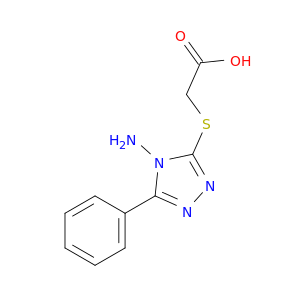 2-((4-Amino-5-phenyl-4H-1,2,4-triazol-3-yl)thio)acetic acid