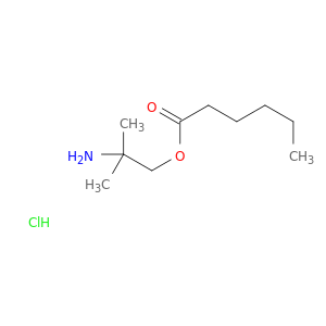 Hexanoic acid, 2-amino-2-methylpropyl ester, hydrochloride