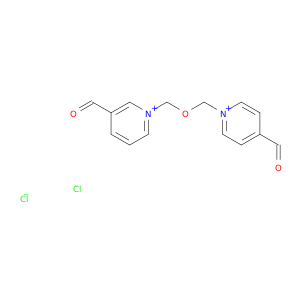 3,4'-DIFORMYL-1,1'-(OXYDIMETHYLENE)DIPYRIDINIUM DICHLORIDE