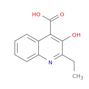4-Quinolinecarboxylicacid, 2-ethyl-3-hydroxy-