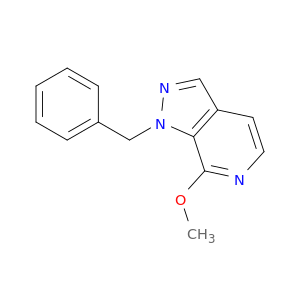 1H-Pyrazolo[3,4-c]pyridine, 7-methoxy-1-(phenylmethyl)-