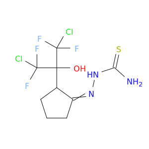 Hydrazinecarbothioamide,2-[2-[2-chloro-1-(chlorodifluoromethyl)-2,2-difluoro-1-hydroxyethyl]cyclopentylidene]-