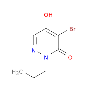 3(2H)-Pyridazinone, 4-bromo-5-hydroxy-2-propyl-