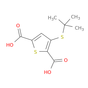 2,5-Thiophenedicarboxylic acid, 3-[(1,1-dimethylethyl)thio]-