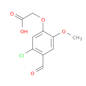 2-(5-Chloro-4-formyl-2-methoxyphenoxy)acetic acid