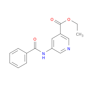 3-Pyridinecarboxylicacid, 5-(benzoylamino)-, ethyl ester