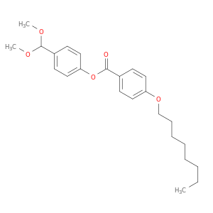 Benzoic acid, 4-(octyloxy)-, 4-(dimethoxymethyl)phenyl ester