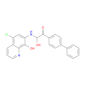 Ethanone,1-[1,1'-biphenyl]-4-yl-2-[(5-chloro-8-hydroxy-7-quinolinyl)amino]-2-hydroxy-