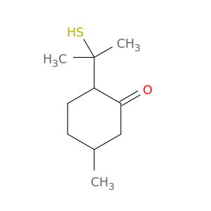 2-(2-巯基丙烷-2-基)-5-甲基环己酮