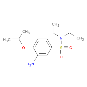 3-Amino-N,N-diethyl-4-(propan-2-yloxy)benzene-1-sulfonamide