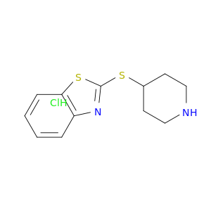 2-(Piperidin-4-ylthio)benzo[d]thiazole hydrochloride