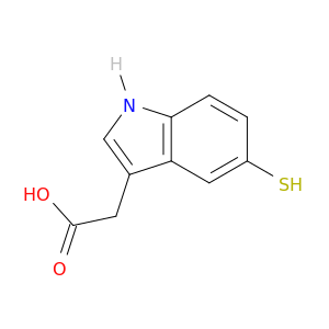 1H-Indole-3-aceticacid, 5-mercapto-