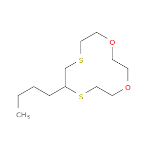 1,4-Dioxa-7,10-dithiacyclododecane, 8-butyl-