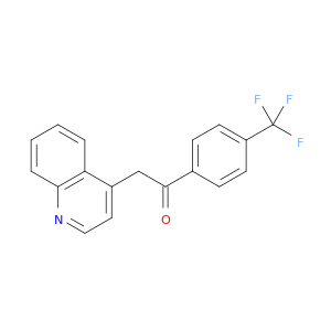 2-(QUINOLIN-4-YL)-1-[4-(TRIFLUOROMETHYL)PHENYL]ETHANONE
