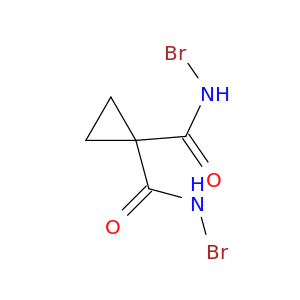 1,1-Cyclopropanedicarboxamide, N,N'-dibromo-