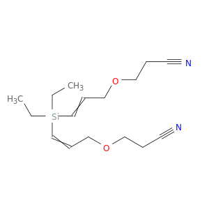 Propanenitrile, 3,3'-[(diethylsilylene)bis(2-propene-3,1-diyloxy)]bis-