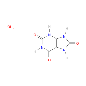 1H-Purine-2,6,8(3H)-trione, 7,9-dihydro-, hydrate