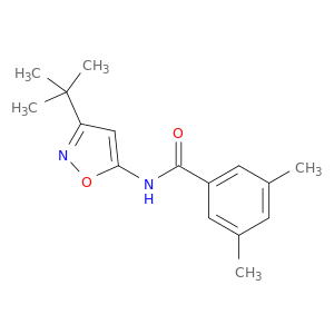 Benzamide, N-[3-(1,1-dimethylethyl)-5-isoxazolyl]-3,5-dimethyl-