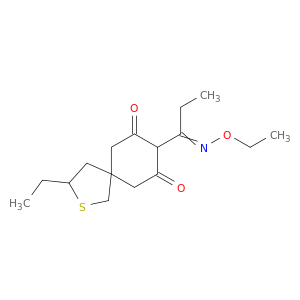 2-Thiaspiro[4.5]decane-7,9-dione, 8-[1-(ethoxyimino)propyl]-3-ethyl-