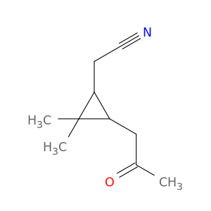 环丙烷乙腈,2,2-二甲基-3-(2-氧丙基)-