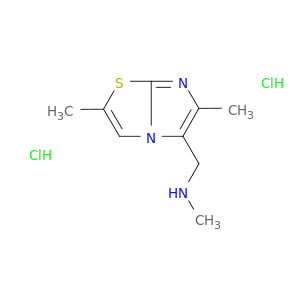 ({2,6-Dimethylimidazo[2,1-b][1,3]thiazol-5-yl}methyl)(methyl)amine Dihydrochloride