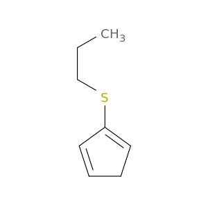 1,3-Cyclopentadiene, 2-(propylthio)-